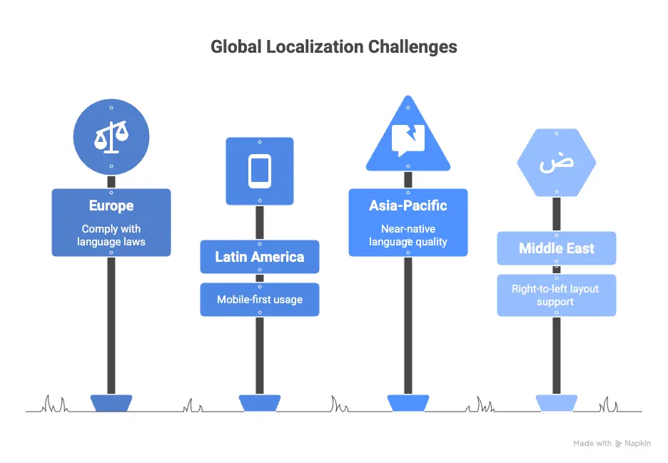 saas localization priorities