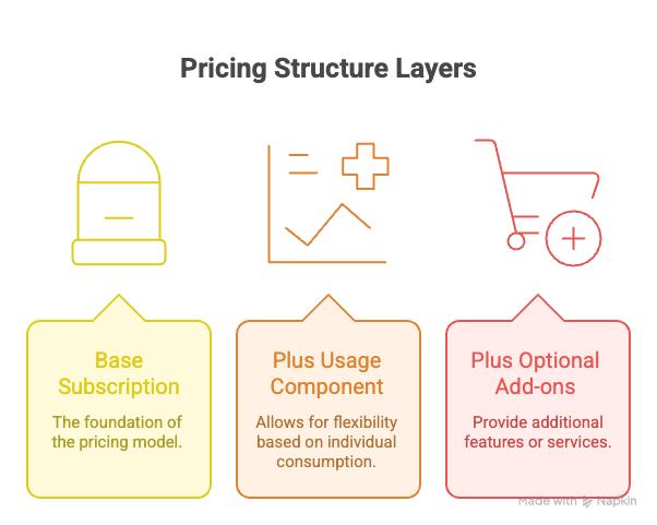 hybrid pricing: pricing structure layers