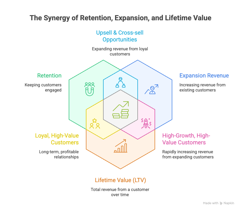 saas monetization: the synergy of retention, expansion and lifetime value
